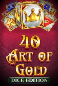 40 art of gold dice edition game logo